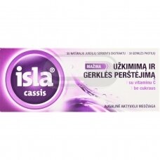 Isla - Cassis Herbal Lozenges pastilės N30