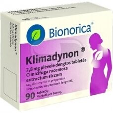 Klimadynon 2,8 mg plėvele dengtos tabletės, N90