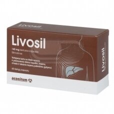 LIVOSIL 140 mg kietosios kapsulės, N60