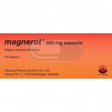 Magnerot 500 mg tabletės, N50