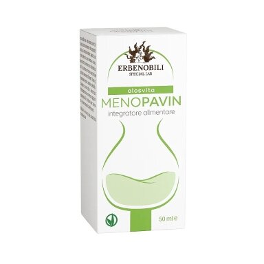 Menopavin – natūrali pagalba menopauzės metu | Hormonų pusiausvyrai ir karščio bangoms 50ml