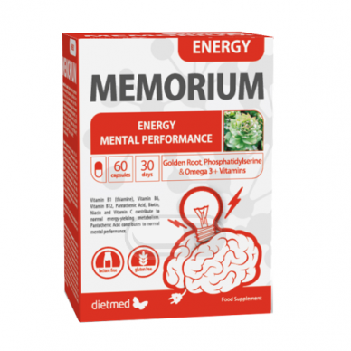 “Memorium Energy” maisto papildas energijai ir protinei veiklai, N60