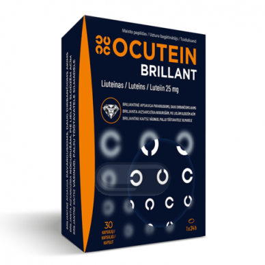 OCUTEIN BRILLANT Liuteinas 25 mg, N30 OCUTEIN BRILLANT Liuteinas 25 mg, N30
