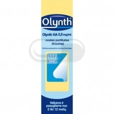 Olynth 0,5 mg/ml nosies purškalas (tirpalas) 10ml