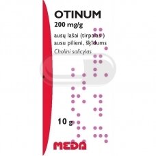 Otinum 200 mg/g ausų lašai (tirpalas), 10g N1