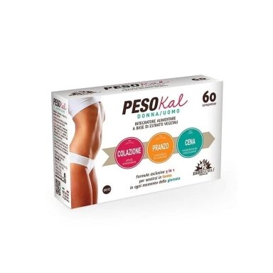 PESOKAL – 3 etapų svorio kontrolės formulė | Ryte, per pietus ir vakare N60