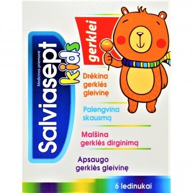 SALVIASEPT KIDS, 6 ledinukai