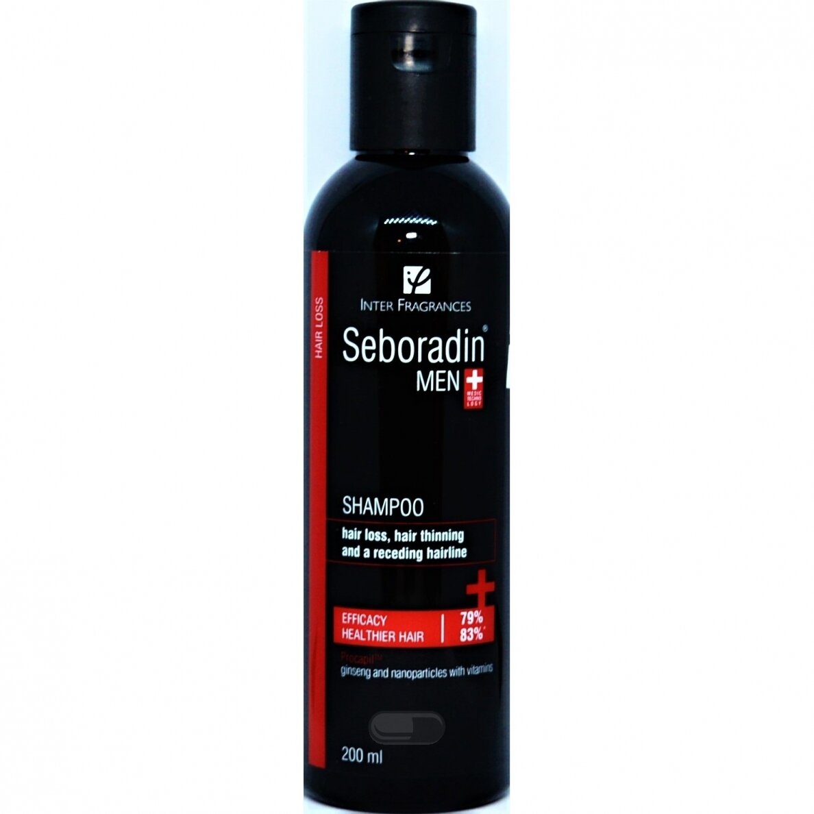 SEBORADIN šampūnas vyrams nuo plaukų slinkimo MEN, 200 ml