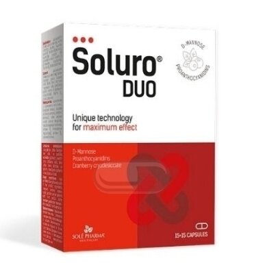Soluro DUO kapsulės, N15+15