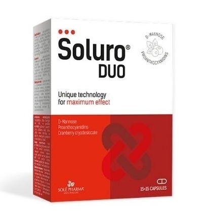 Soluro DUO kapsulės, N15+15 | Internetinė vaistinė