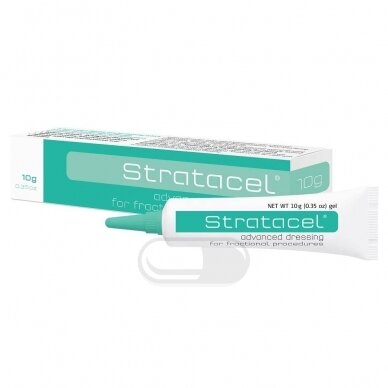 Stratacel ® - Pažangus tvarstis po procedūrų su daliniu odos pažeidimu 10g