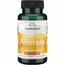 SWANSON Acerola ir Natūralus Vitaminas C N60