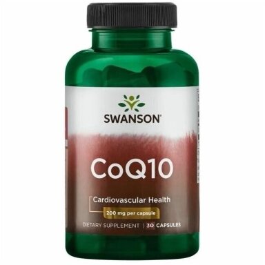 SWANSON Kofermentas Q10 200 mg N30
