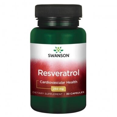 SWANSON Resveratrolis 250 mg N30