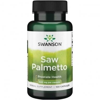 SWANSON Saw Palmetto (Sabalpalmė, Gulsčioji serenoja) N100