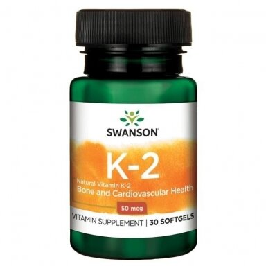 SWANSON Vitaminas K2 N30