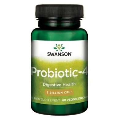 SWANSON Probiotikai-4 N60 SWANSON Probiotikai-4 N60