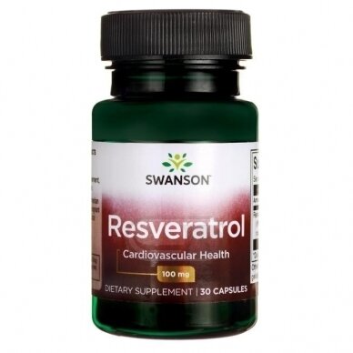 SWANSON Resveratrolis 100 mg N30 SWANSON Resveratrolis 100 mg N30