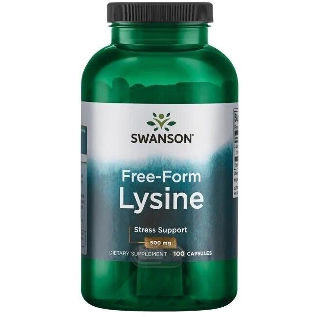 SWANSON L-Lizinas 500 mg N100 SWANSON L-Lizinas 500 mg N100