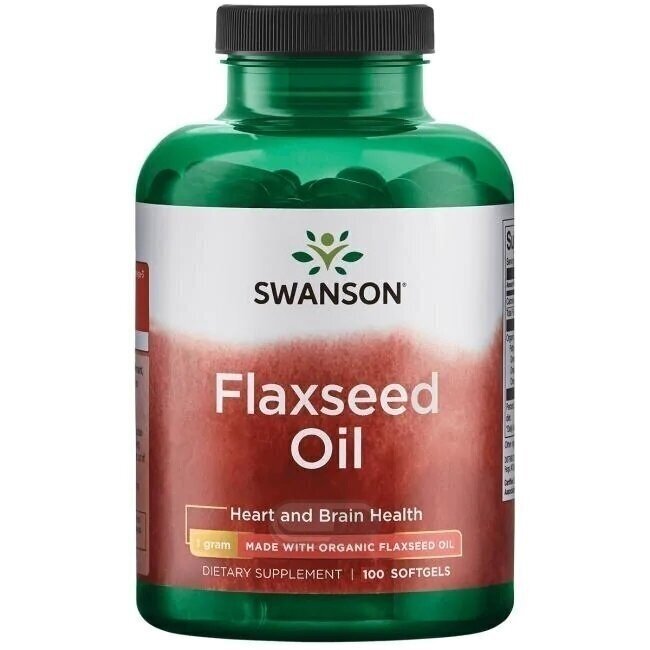 SWANSON Linų sėmenų aliejus N100
