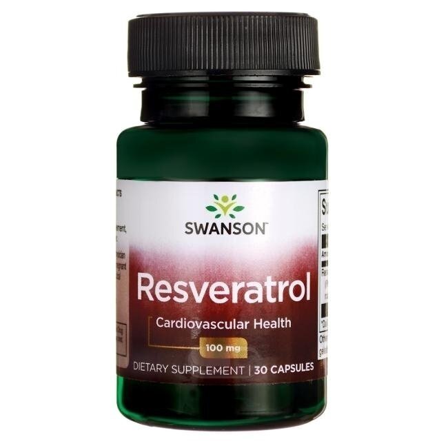 SWANSON Resveratrolis 100 mg N30