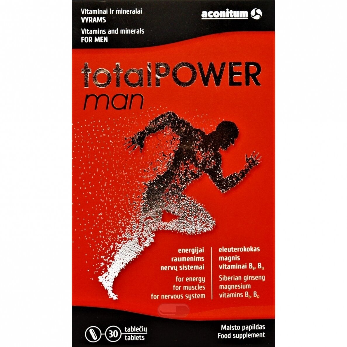 TotalPOWER man tabletės N30 TotalPOWER man tabletės N30