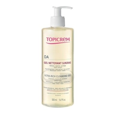 TOPICREM, maitinamoji prausiamoji želė atopinei odai DA 500ml