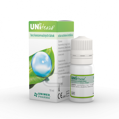 Unitears akių lašai be konservantų, 10ml Unitears akių lašai be konservantų, 10ml