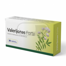 Valerijonas Forte 300 mg tablets, N30