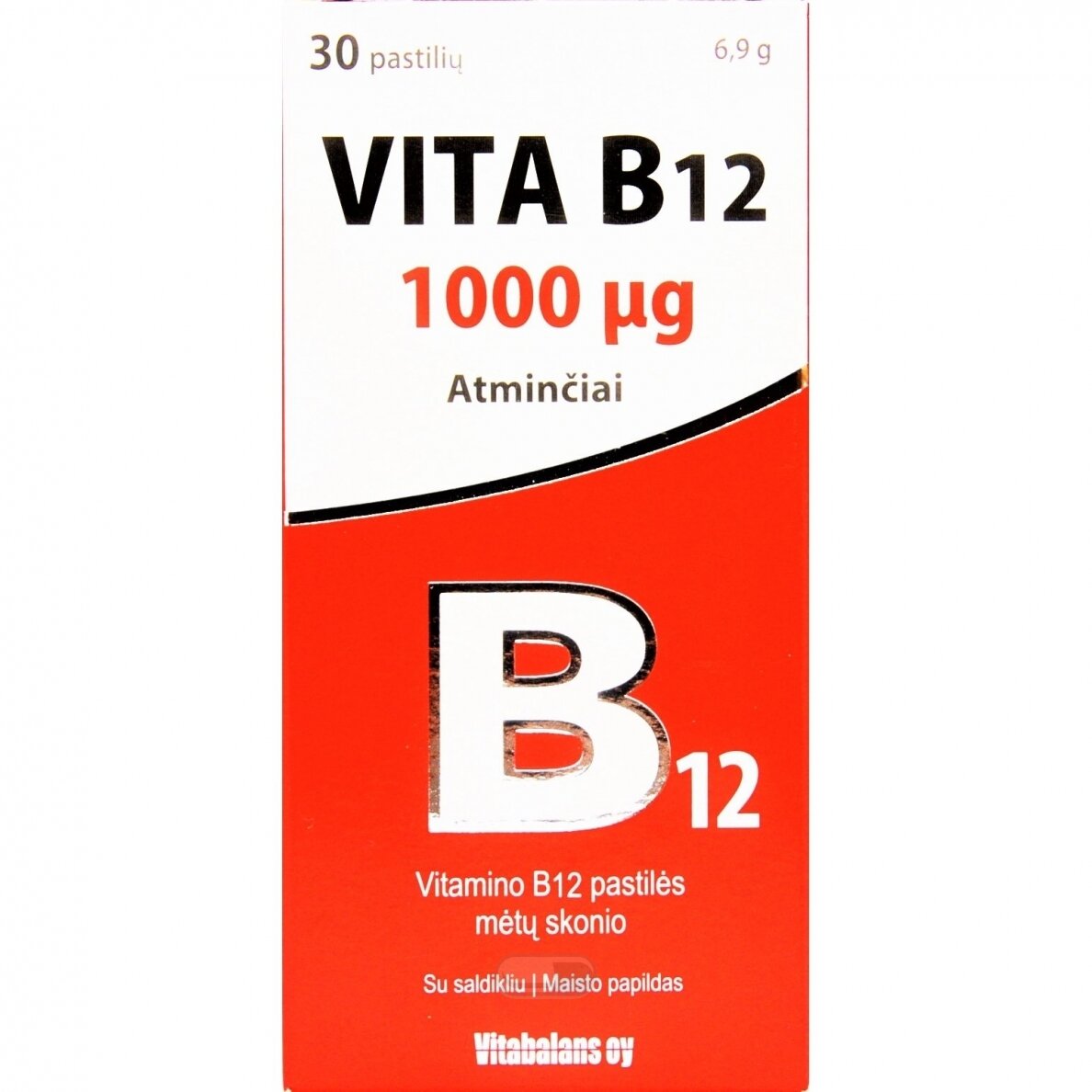 VITA B12, 1 mg N30 VITA B12, 1 mg N30