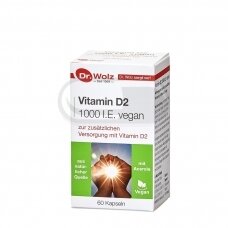 DR.WOLZ Vitamin D2 1000 I.E. vegan N60