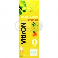 VITIRON D3 OLIVE SUN, 2000 IU, purškalas, 10 ml