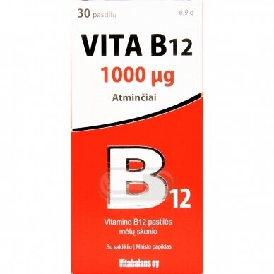 VITA B12, 1 mg N30 VITA B12, 1 mg N30